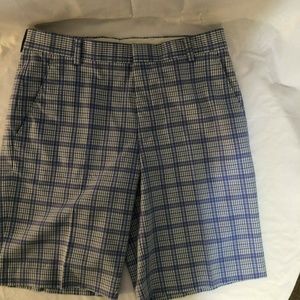 Tiger Woods Collection Men's Casual Shorts Plaid